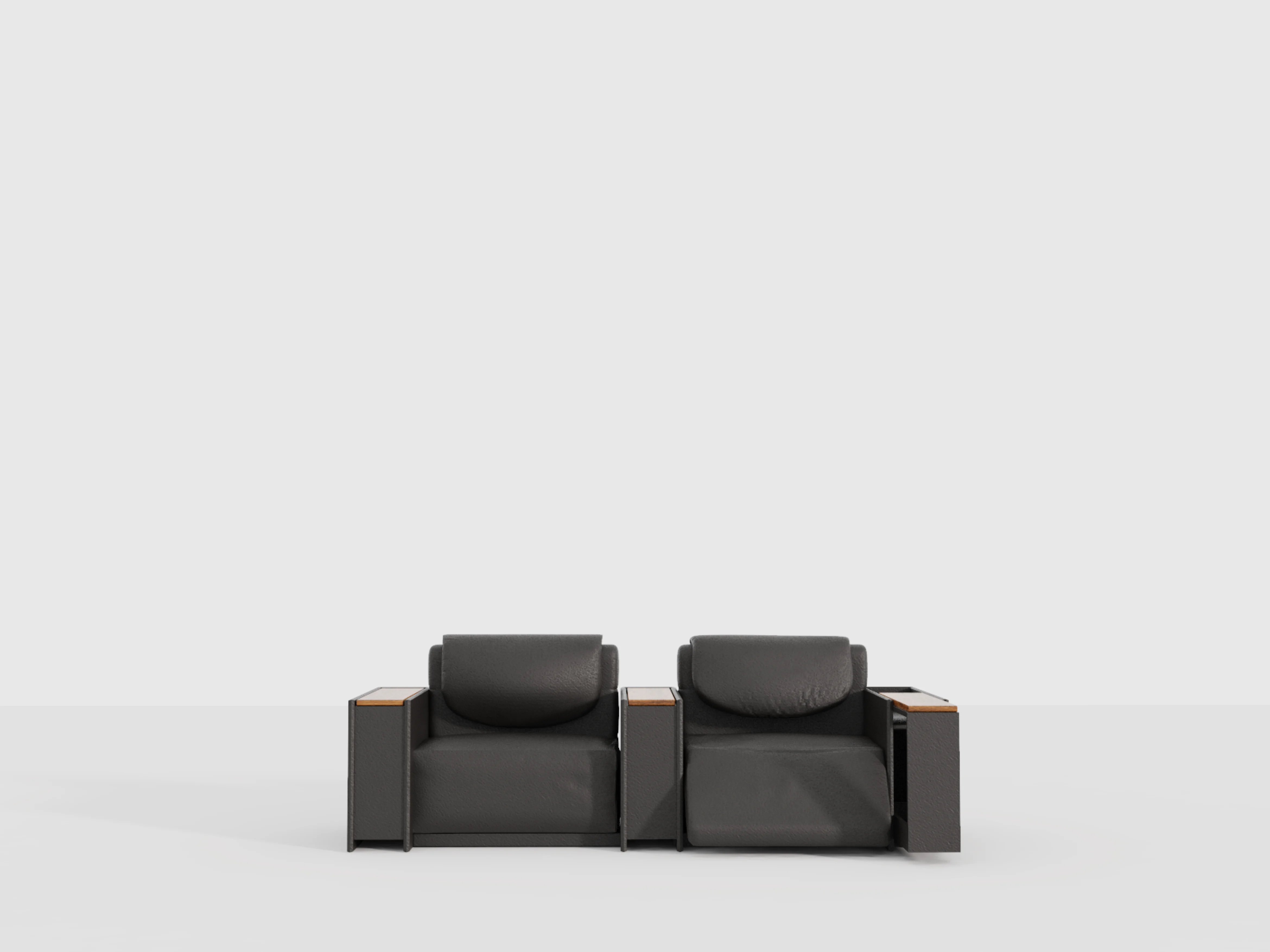 Modular media room recliner